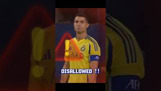 Ronaldos Goal Denied by VAR😡 ronaldo cristianoronaldo cr7 [upl. by Crosse734]