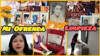 Poniendo la Ofrenda❤️🇲🇽Limpieza🫧Vlog ofrenda vlog momlife hogar [upl. by Netsrak]