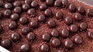 BRIGADEIRO TRADICIONAL receita completa para 100 unidades cento [upl. by Asilrac]