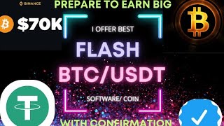 Flash USDT amp BTC with confirmation Tradable on binace amp bybit trc20 erc20 unlimited supply [upl. by Staffan]