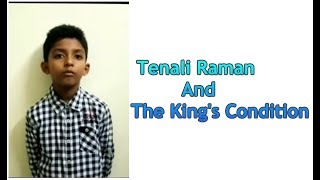 Tenali Raman  Tenali Raman And The Kings Condition  Moral Stories for kids [upl. by Barram]