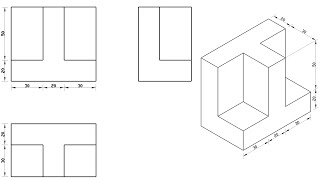 Engineering Drawing Isometric And Projection 21 [upl. by Adnwahs]