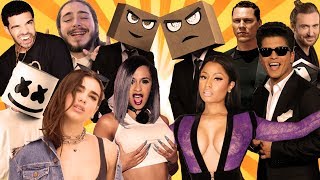 Djs From Mars  Best Songs Of 2018 Rewind Megamashup 40 tracks in 5 minutes [upl. by Esirehs]