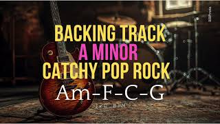 Catchy Pop Rock Backing Track in A Minor [upl. by Behl141]