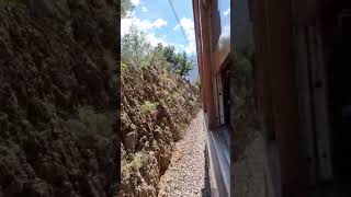 The wooden train to Soller Mallorca Stunning Tramuntana mountain views [upl. by Carbrey40]