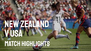 New Zealand v USA  21 February 2022  SheBelieves Cup Match Highlights [upl. by Losyram176]