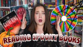 🕸️🔮SPOOKY reading prompts pick what books I read🎃🧛 [upl. by Ailongam]