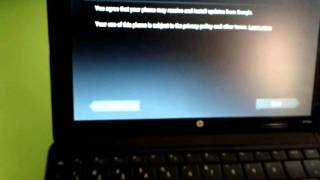 Android 4 on a Net book HP mini 110 [upl. by Paquito]