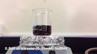 Synthesis of gold nanoparticles [upl. by Ireva]