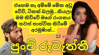 පුංචි රුවැත්තී😘  Episode 12  Punchi ruweththi  keti katha  nawa katha  adara katha nawakatha [upl. by Nnairb540]