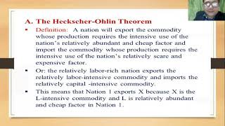 How to apply Ohlin Heckscher Theory in International Trading by Prof Jojo Pangan [upl. by Kenway]