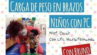 Carga de peso fisioterapia  Niños con Parálisis Cerebral [upl. by Siulegroj215]