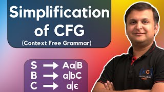 Simplification of CFG  Context Free Grammar  Compiler Design [upl. by Naerad]