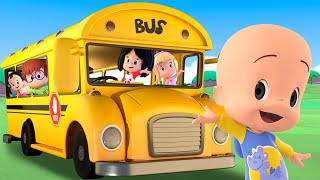 Las ruedas del bus y más canciones infantiles para niños de Cleo y Cuquín [upl. by Orlosky]