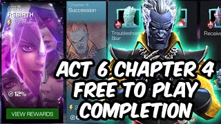 Act 6 Chapter 4 Free To Play Completion 2023  Thronebreaker Push  Marvel Contest of Champions [upl. by Attenauqa]