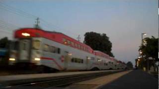 HiDeff  Caltrain Caltrain and Caltrain at Broadway [upl. by Hilbert]