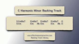 C Harmonic Minor Backing Track [upl. by Eigna]