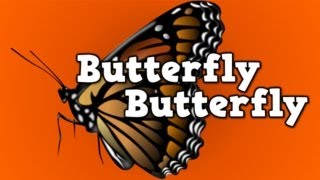 Butterfly Butterfly a song for kids about the butterfly life cycle [upl. by Yerbua]