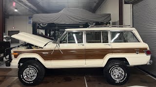 Vintage Jeep Wagoneer VS 2024 Jeep Wagoneer on display at Huffines Jeep Plano TX [upl. by Corinne389]