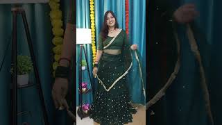 Meesho Lehenga Collection meeshohaul youtubeshorts [upl. by Siroved307]