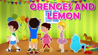 Oranges And Lemons Nursery Rhyme  Popular Nursery Rhymes With Max And Louie [upl. by Goddard]