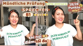 Goethe Zertifikat B1 Sprechen Teil 1 Tipps Cách đạt ĐIỂM TỐI ĐA thi nói tiếng ĐứcMündliche Prüfung [upl. by Yraeht]