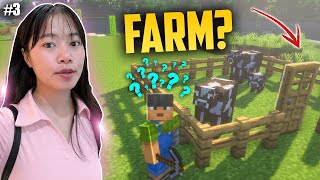 My First Farm  Minecraft Survival Series Ep 3 [upl. by Haswell254]