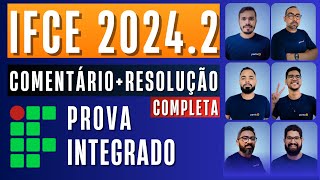 IFCE  COMENTÁRIO DA PROVA  PROCESSO SELETIVO 20242 MEIO DO ANO [upl. by Haliled]