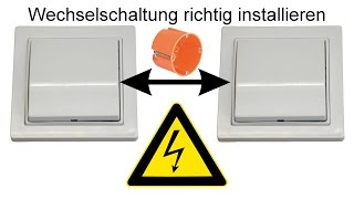 Wechselschaltung anschließen und Funktionsweise [upl. by Reis]