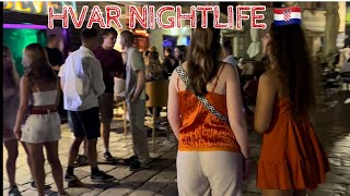 🤯 Nightlife in Hvar is MAD 🇭🇷 FUN nightlife on Croatia’s Party Island 🕺 [upl. by Michiko341]