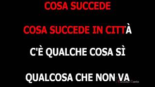 Disco Remix  Cosa Succede in Citta Rmx by Vasco Rossi VK demo karaoke [upl. by Einhoj723]