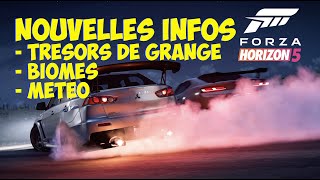 Forza Horizon 5 Les trésors de grange les biomes Nouvelles infos [upl. by Ahseirej604]