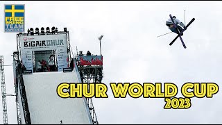 FREESKI SWE  CHUR WORLD CUP 2023 [upl. by Anialed]