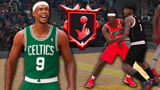 RAJON RONDO BUILD IS A NIGHTMARE TO FACE IN RANDOM REC ON NBA 2K25 [upl. by Rutger]