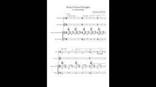 Overcooked OST  Restaurant Theme Penne For Your Thoughts  Sheet music [upl. by Zia173]