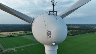 Enercon E40 Windkraftanlage Wind Turbine [upl. by Friday464]