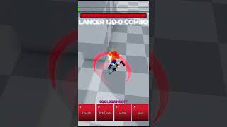 LANCER 1200 ONE SHOT COMBO  ABA roblox aba animebattlearena lancer [upl. by Larcher]