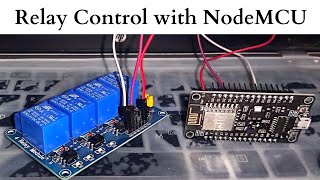 Relay Control with NodeMCU 8266  Robo CAD [upl. by Green]