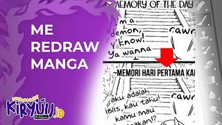 Tutorial Redraw Manga MangaManhwaManhua  Kiryuu Indonesia [upl. by Ecinwahs464]