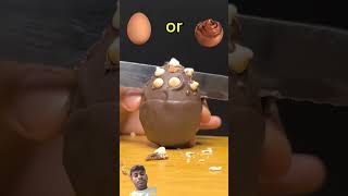 chocolate egg food animation satisfying duet amitpremi funny funnycomedy manimeraj [upl. by Iddet]