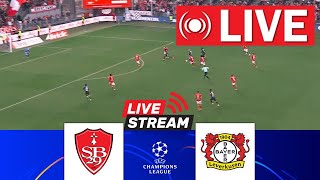 Stade Brestois vs Bayer Leverkusen LIVE  UEFA Champions League 2024  Match LIVE Today [upl. by Ofloda993]