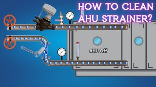 How To Clean AHU Strainer  Animation  HVAC  HVACR  Maintenance [upl. by Saval819]