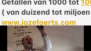 1633 Getallen van 1000 tot 1000000 en meer  van duizend tot miljoen en meer [upl. by Petuu]