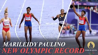 Marileidy Paulino Wins Womens 400m in Olympic Record Time Naser Silver Kaczmarek Bronze [upl. by Bird]