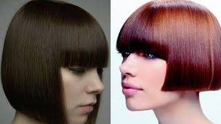 Halfshaved Bob haircut and hairstyle ideas for ladies 2024 [upl. by Oijile]