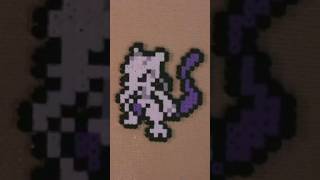 Perler Beads Timelapse Mewtwo  Pokémon Pixel Art [upl. by Daisy]