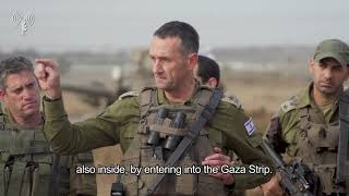 An Operational Briefing from the IDF Chief of the General Staff in Southern Israel [upl. by Onirefez]