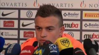 fcbchVideo der Medienkonfernz mit Xherdan Shaqiri [upl. by Hausmann710]