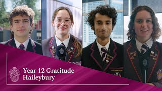 Haileybury  Year 12 Gratitude [upl. by Garv]