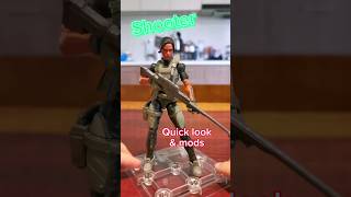 Shooter GI Joe Classified Quick Review and Mods Hasbro Pulse Action Figure [upl. by Adelind]